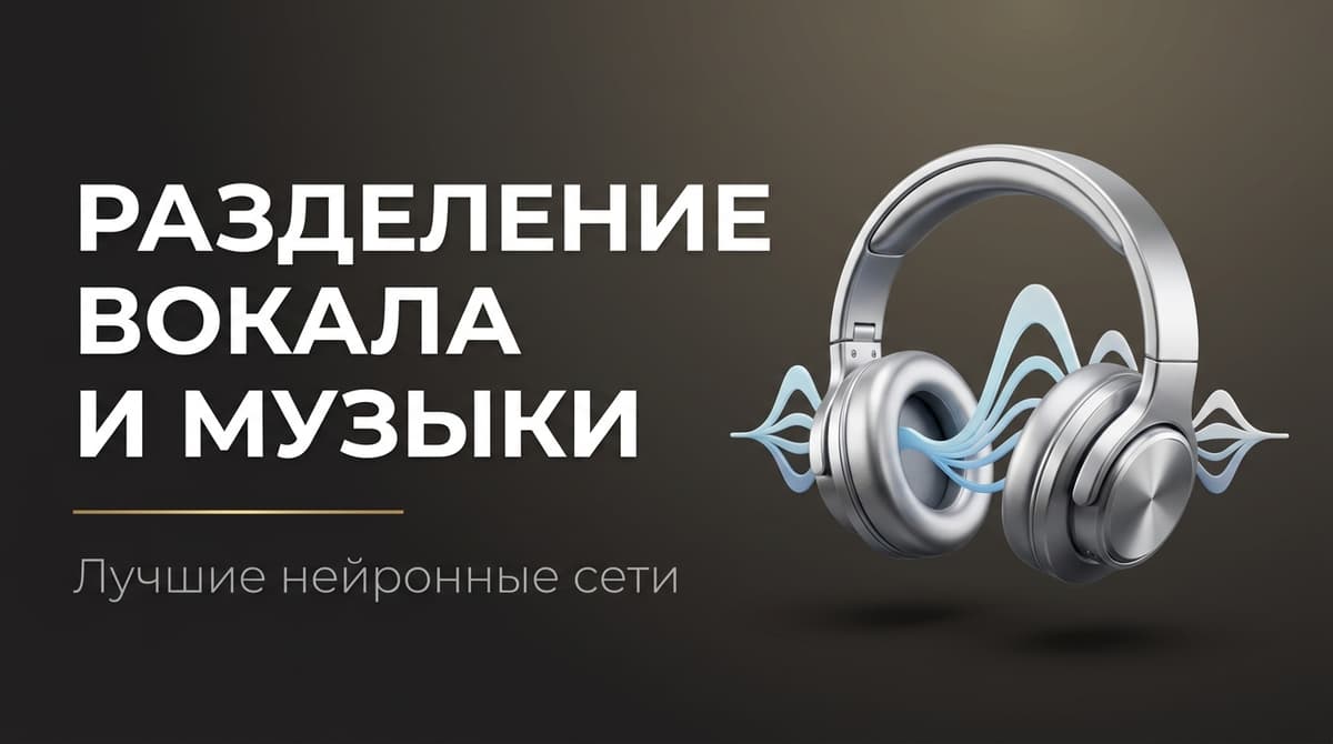 Нейросеть для отделения вокала от музыки