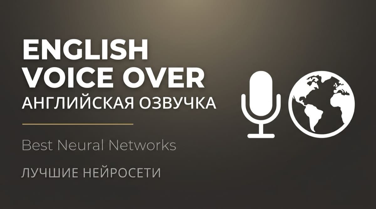 Нейросеть для озвучки текста на английском