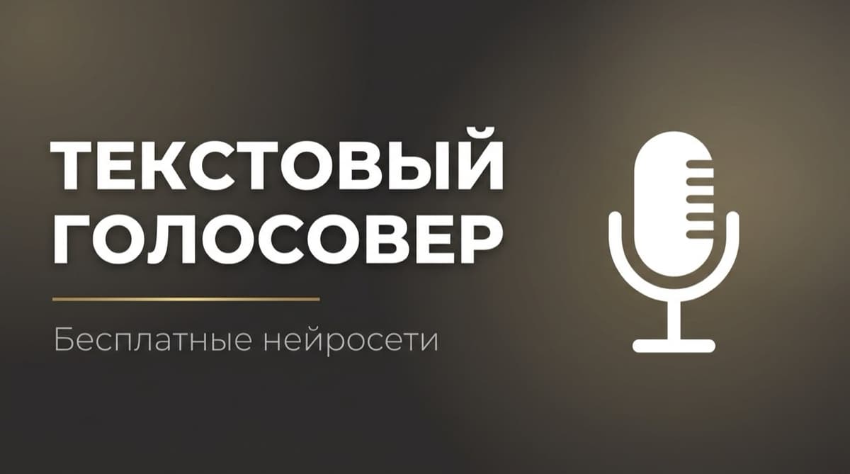 Нейросеть для озвучки текста на русском языке бесплатно