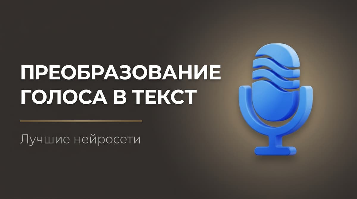 Нейросеть для перевода голоса в текст