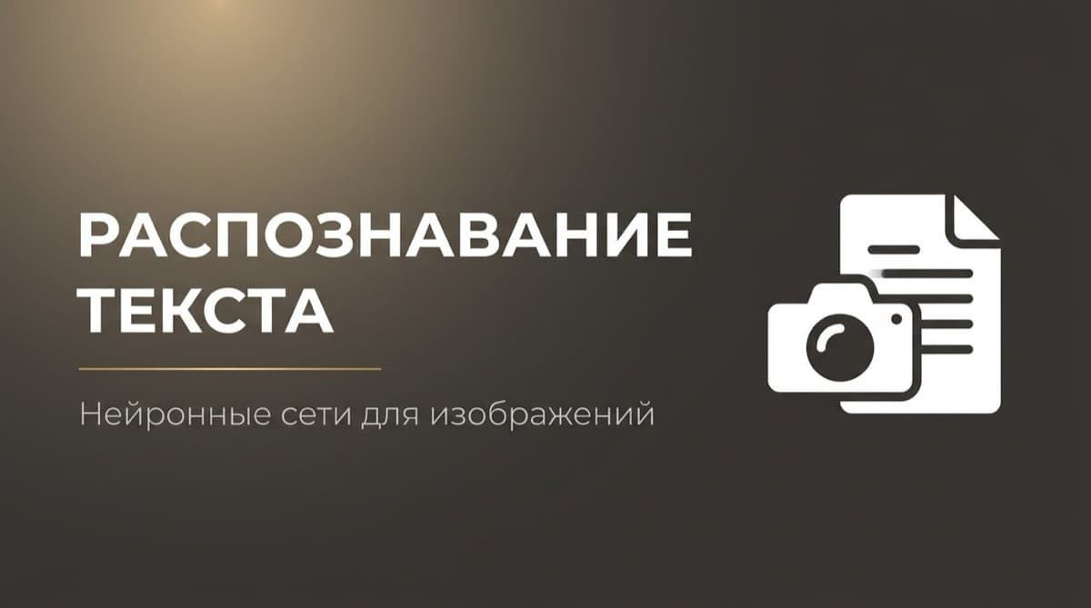 Нейросеть для перевода текста с картинки в текст