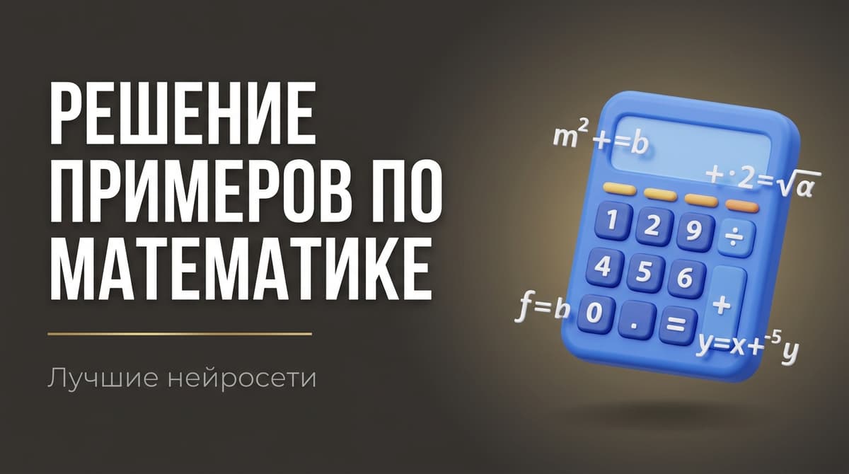 Нейросеть для решения примеров по математике