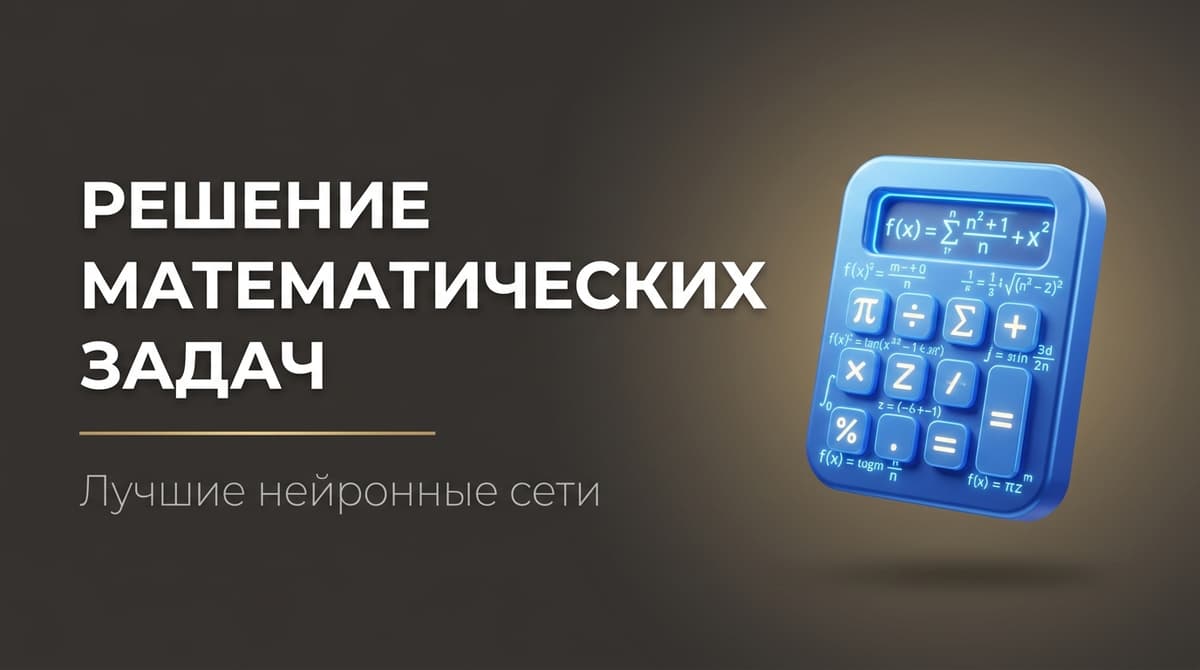 Нейросеть для решения задач по высшей математике