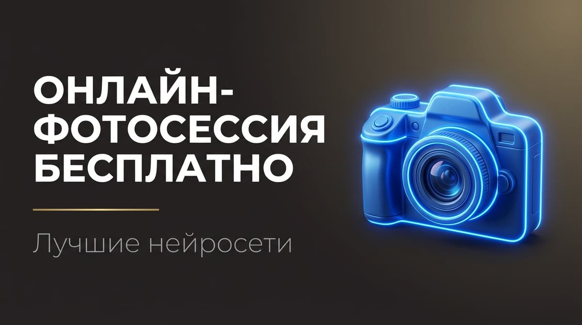 Нейросеть для создания фотосессии онлайн бесплатно