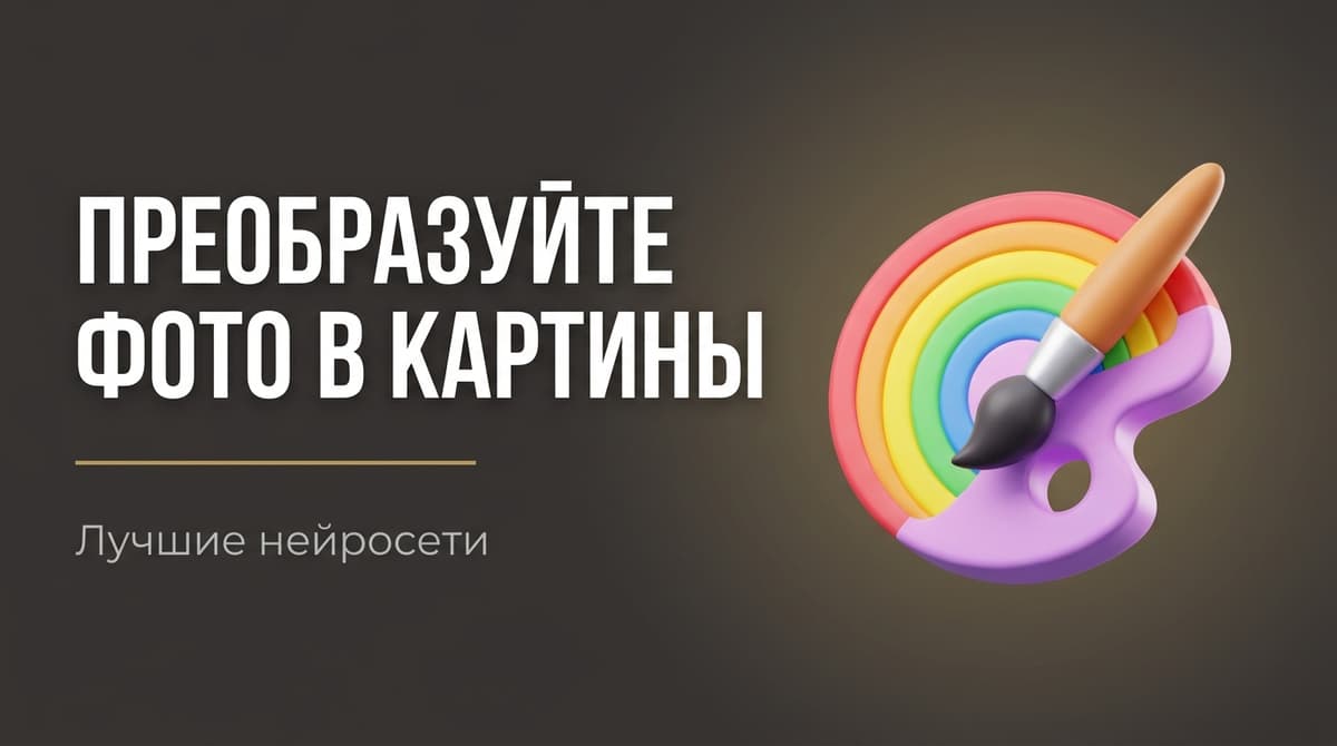 Нейросеть для создания картинок из фото