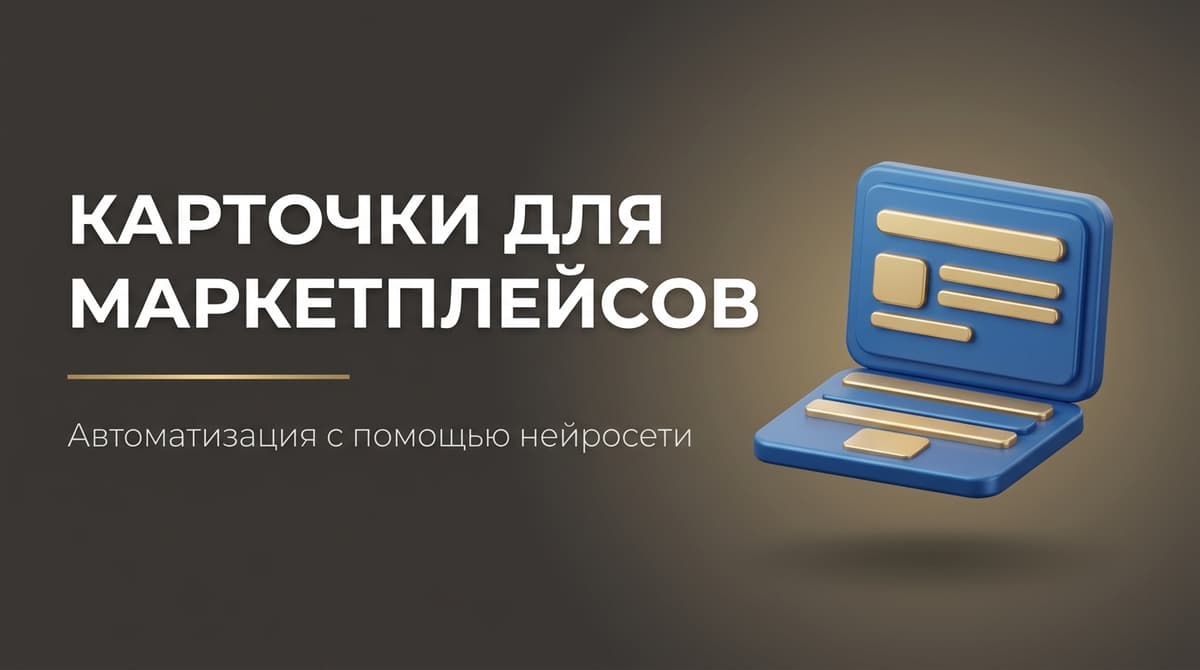 Нейросеть для создания карточек для маркетплейсов