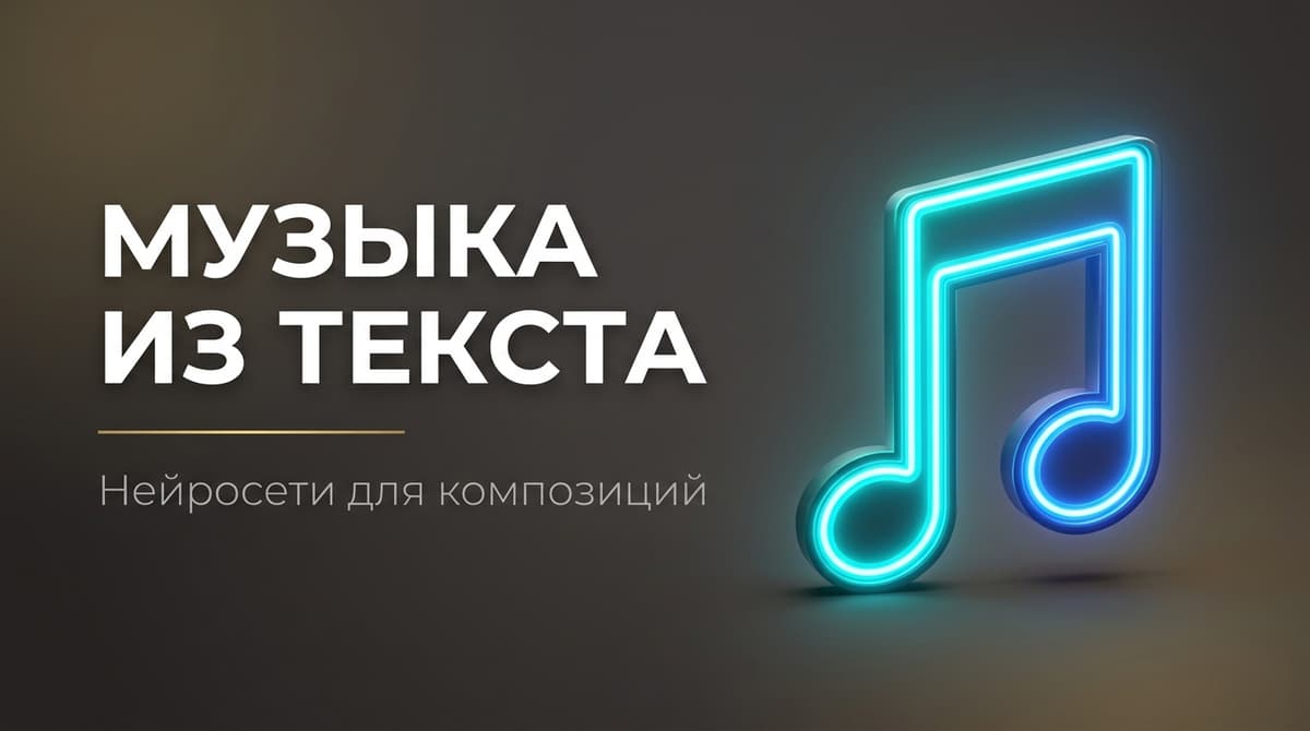 Нейросеть для создания музыки по тексту