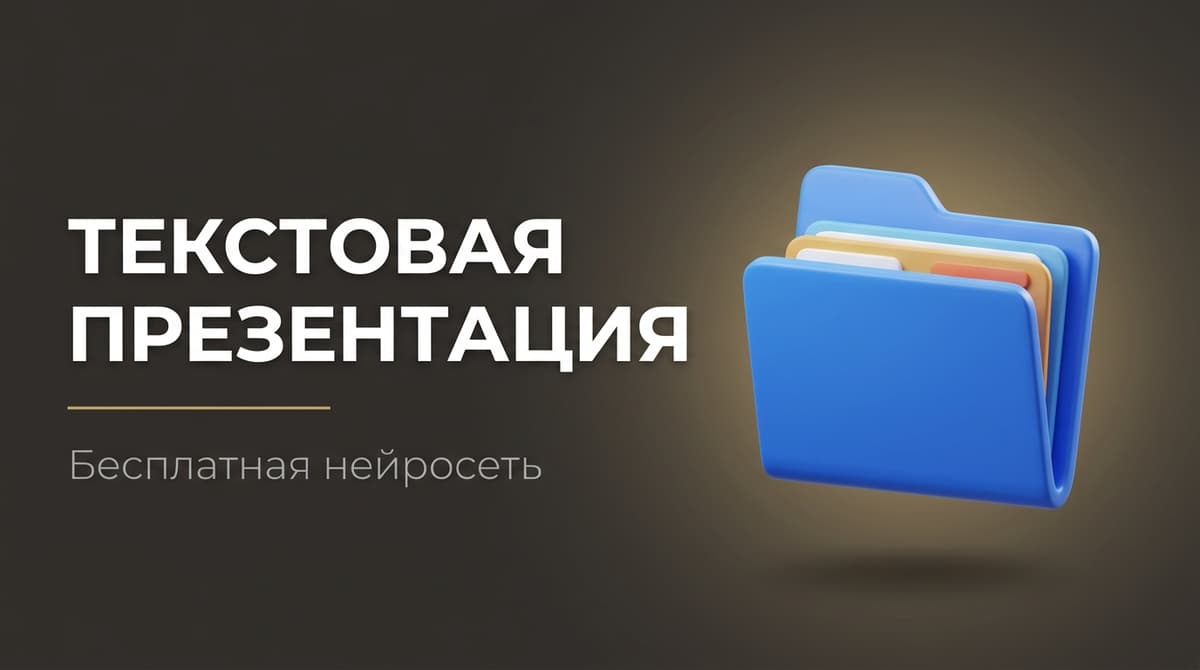 Нейросеть для создания презентации бесплатно на русском