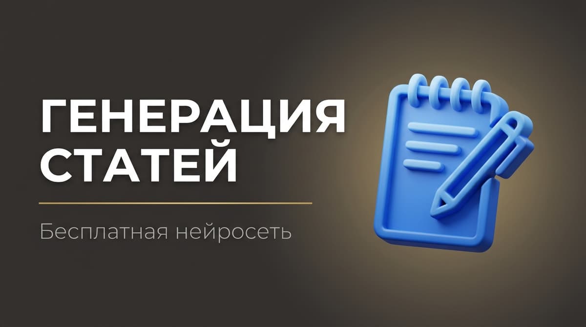 Нейросеть для создания статей бесплатно