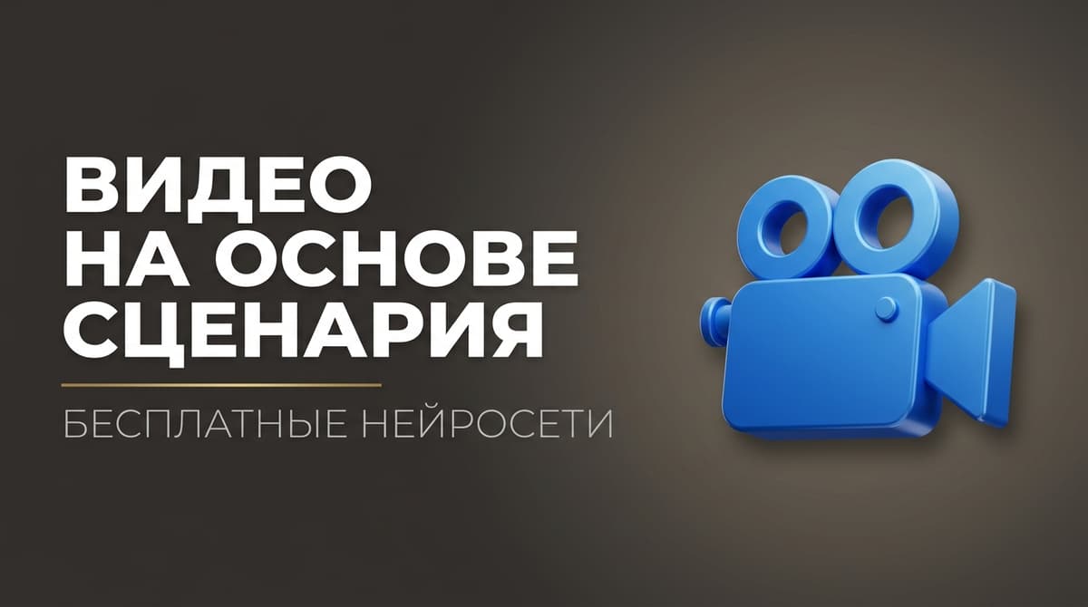 Нейросеть для создания видео по сценарию бесплатно