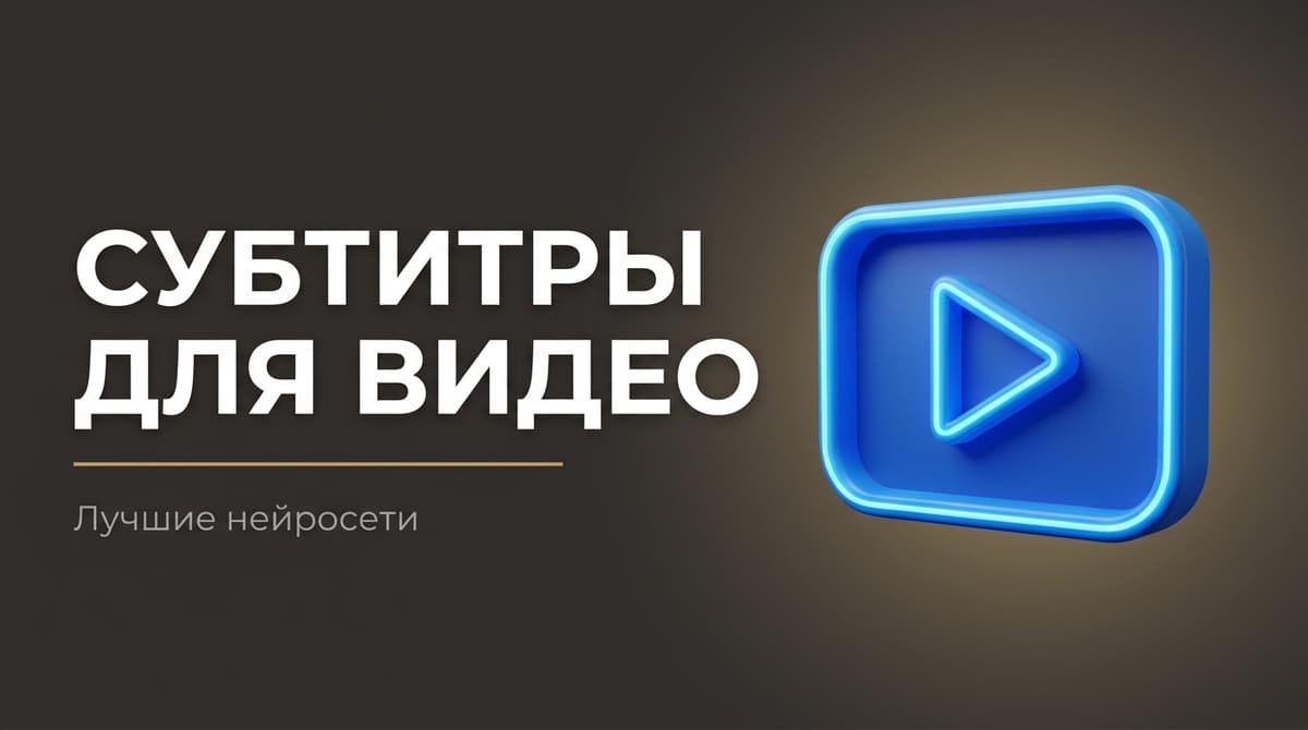 Нейросеть для субтитров к видео на русском