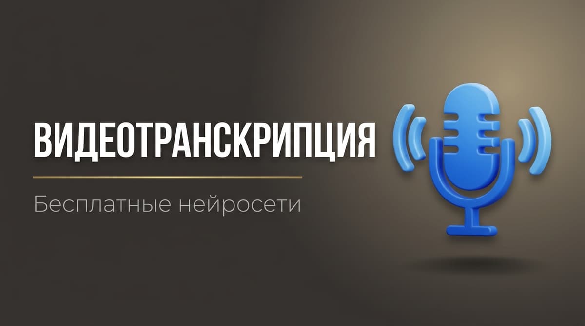 Нейросеть для транскрибации видео в текст бесплатно