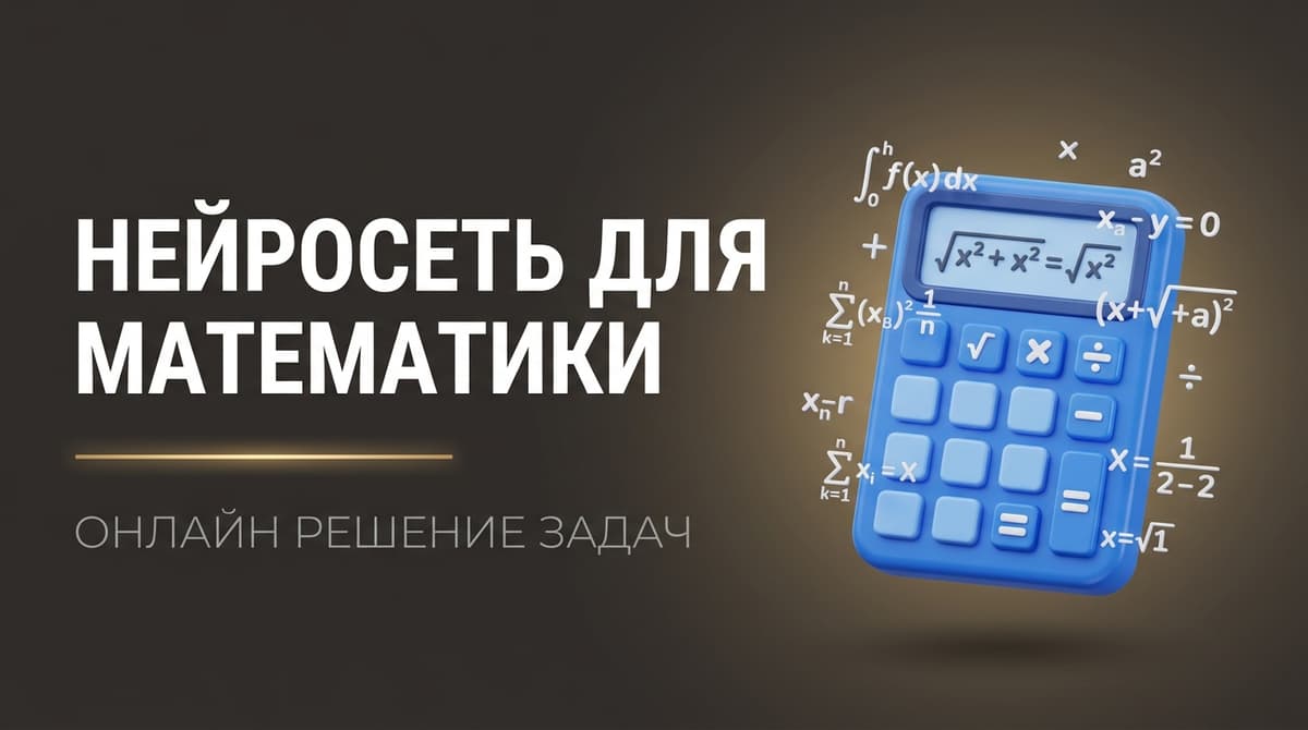 Нейросеть для задач по математике