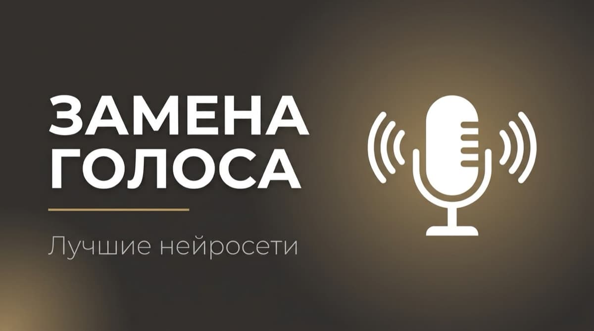 Нейросеть для замены голоса