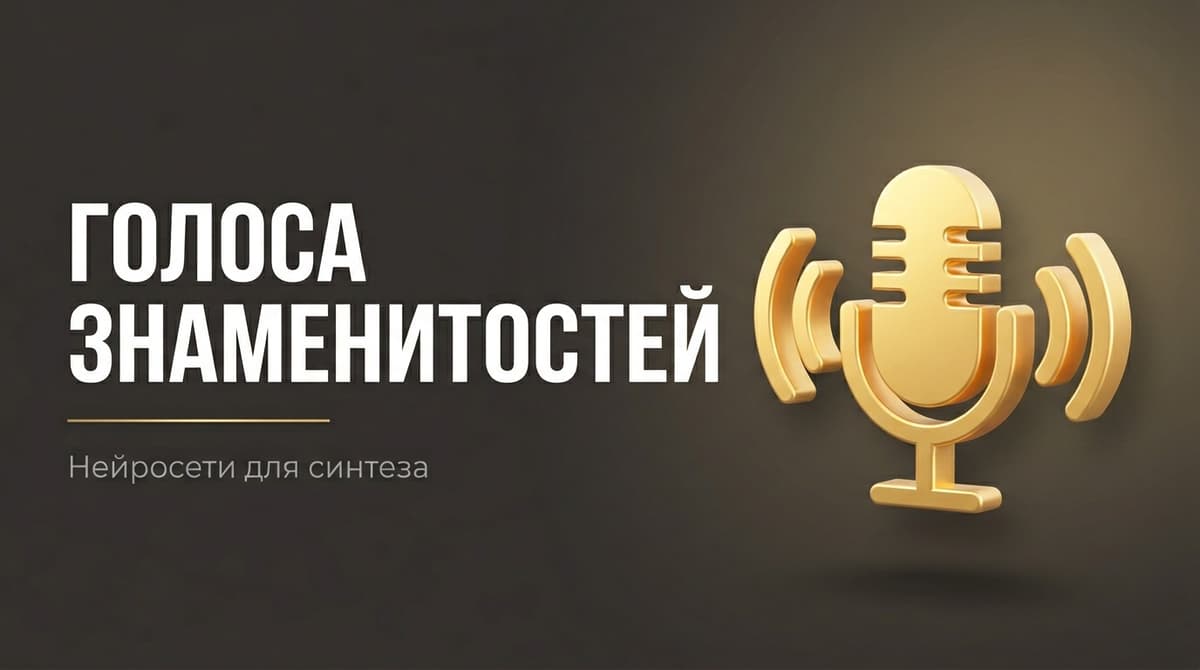 Нейросеть голоса знаменитостей