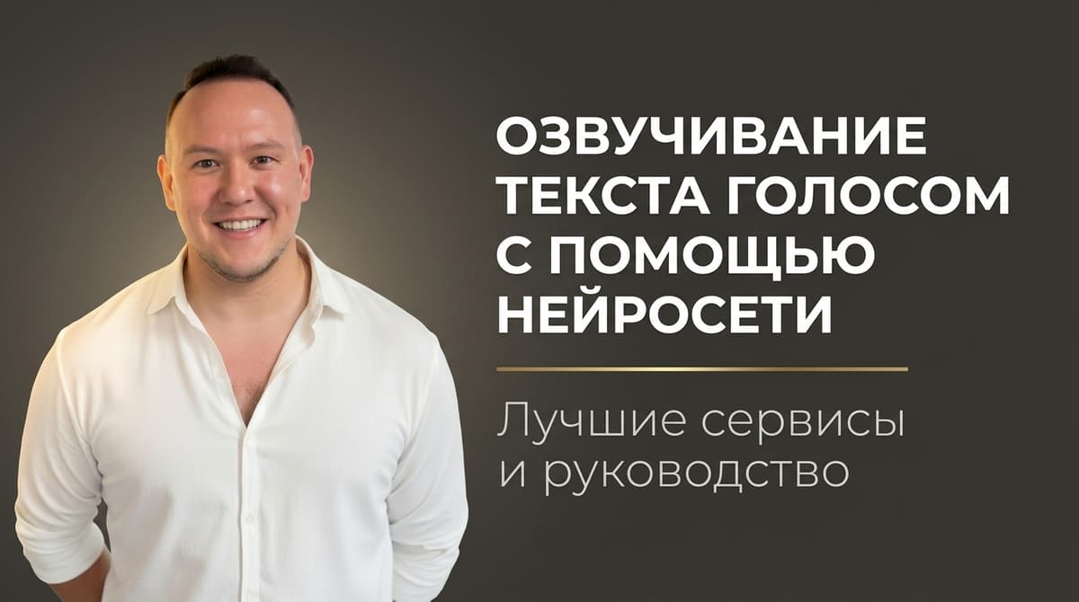Нейросеть которая озвучивает текст