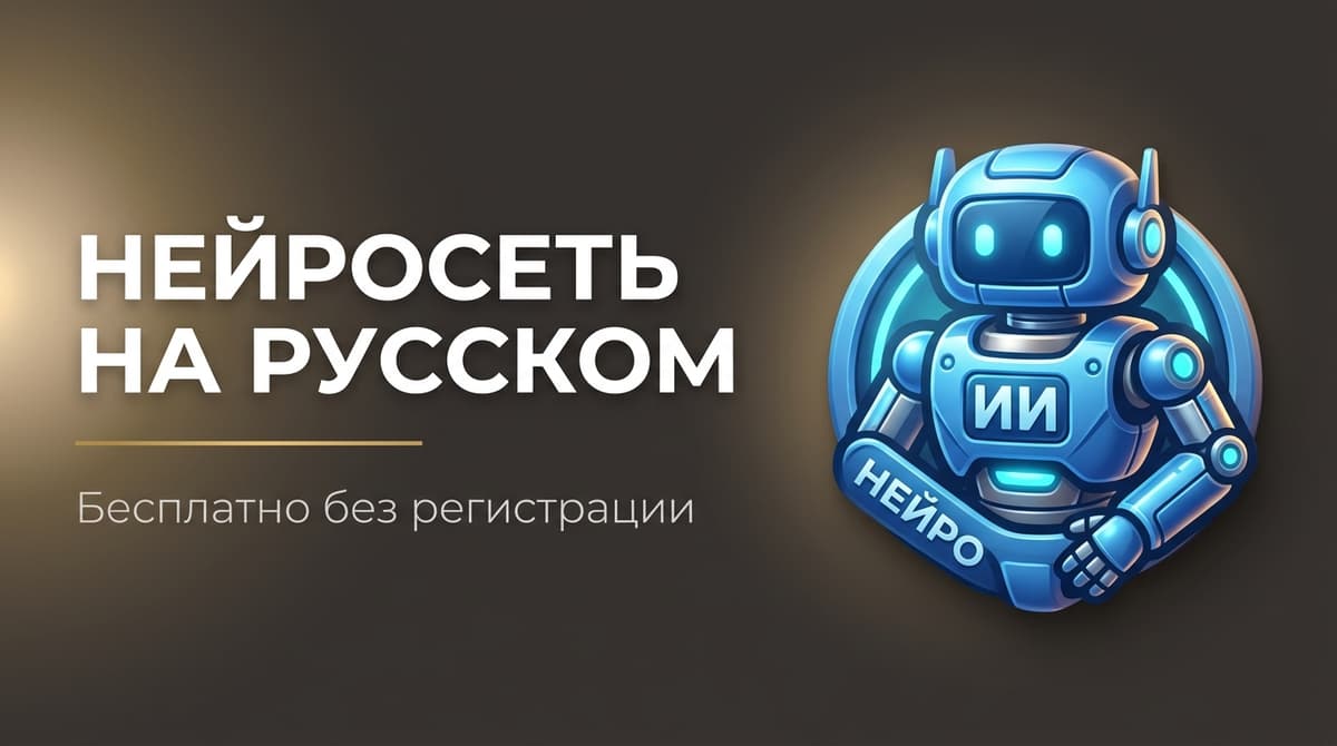 Нейросеть на русском бесплатно без регистрации