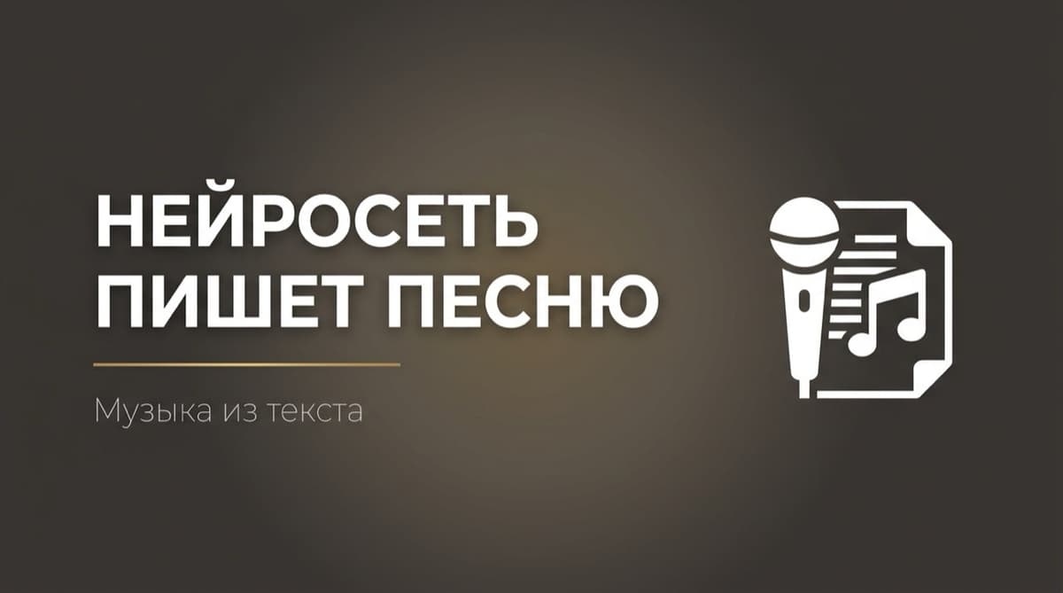 Нейросеть написать песню по тексту