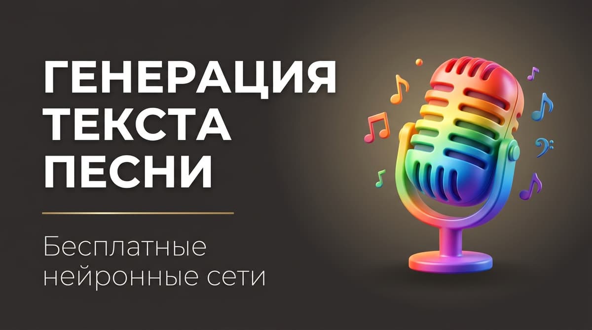 Нейросеть написать песню текст бесплатно