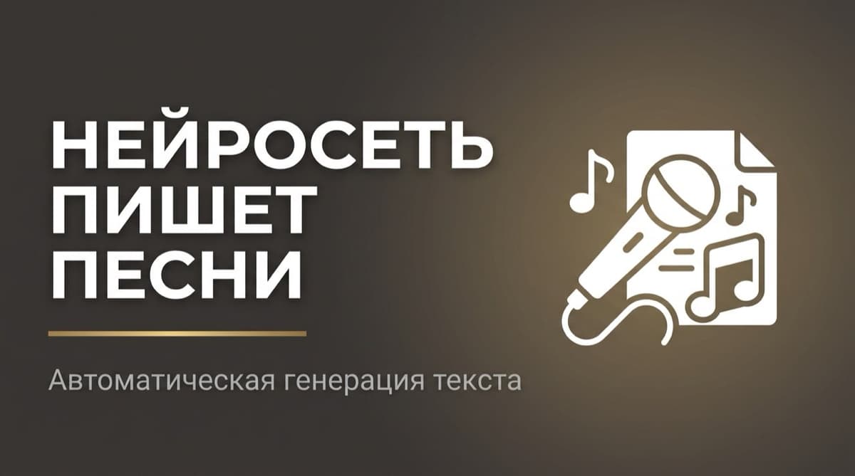 Нейросеть написать песню текст
