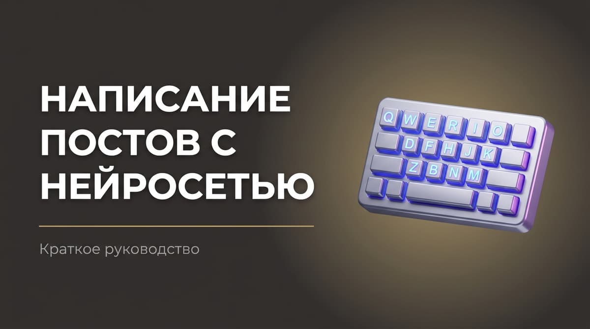 Нейросеть написать пост