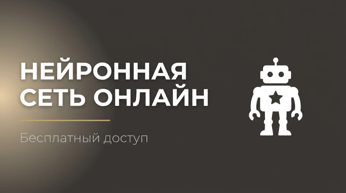 Нейросеть онлайн бесплатно