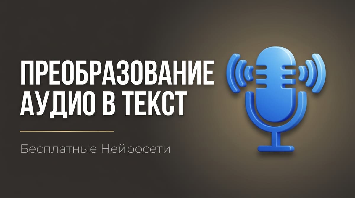 Нейросеть перевод аудио в текст бесплатно
