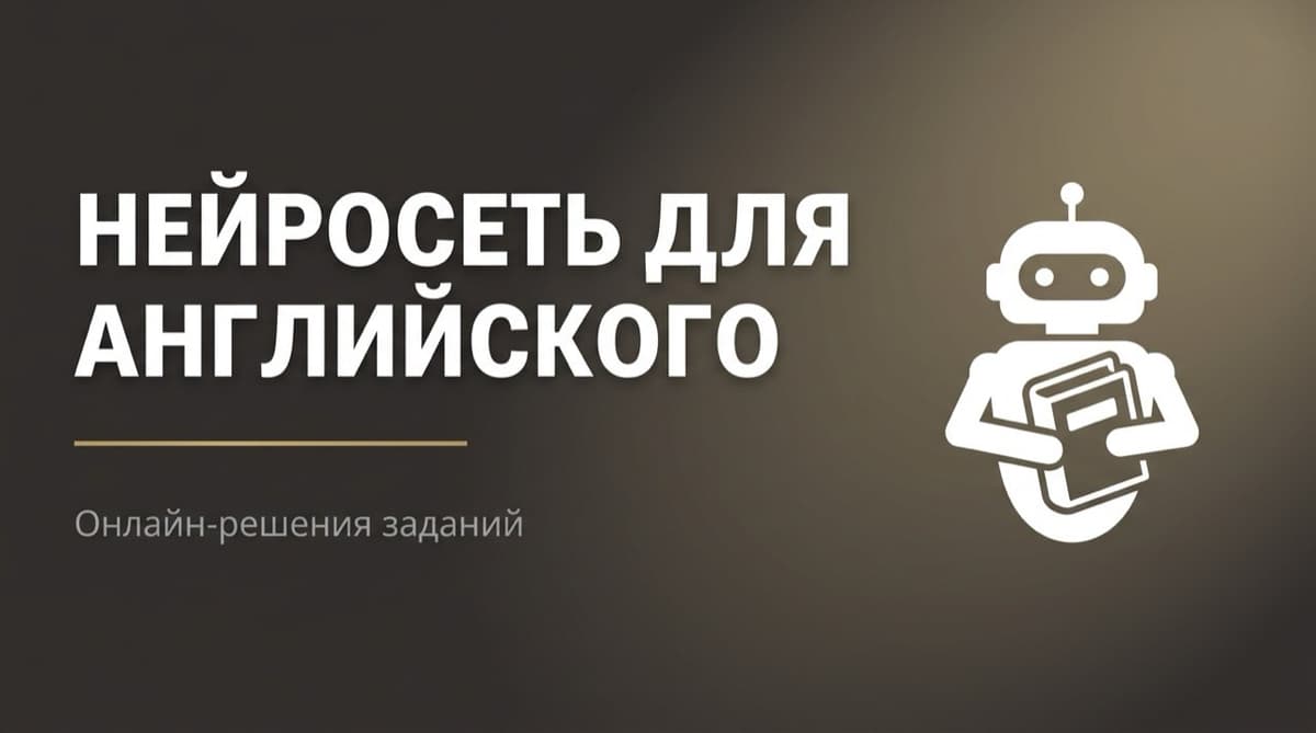 Нейросеть по английскому языку для решения заданий