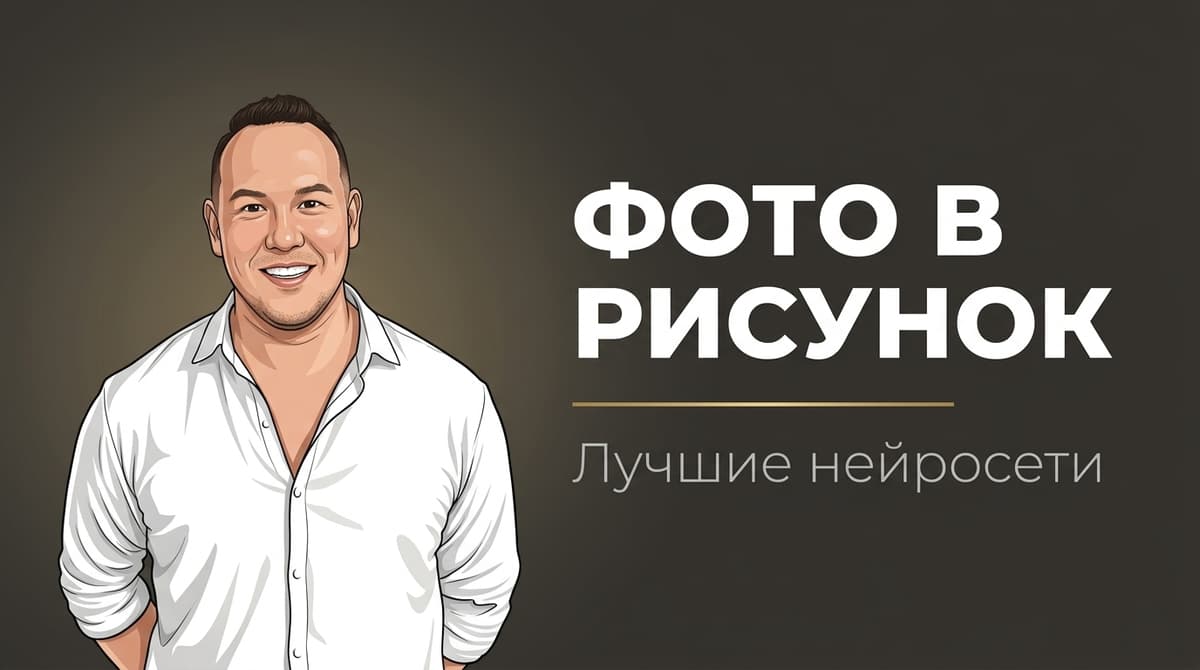 Нейросеть преобразовать фото в рисунок