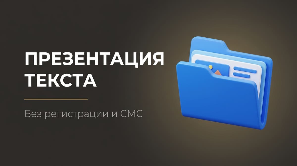 Нейросеть сделать презентацию без регистрации