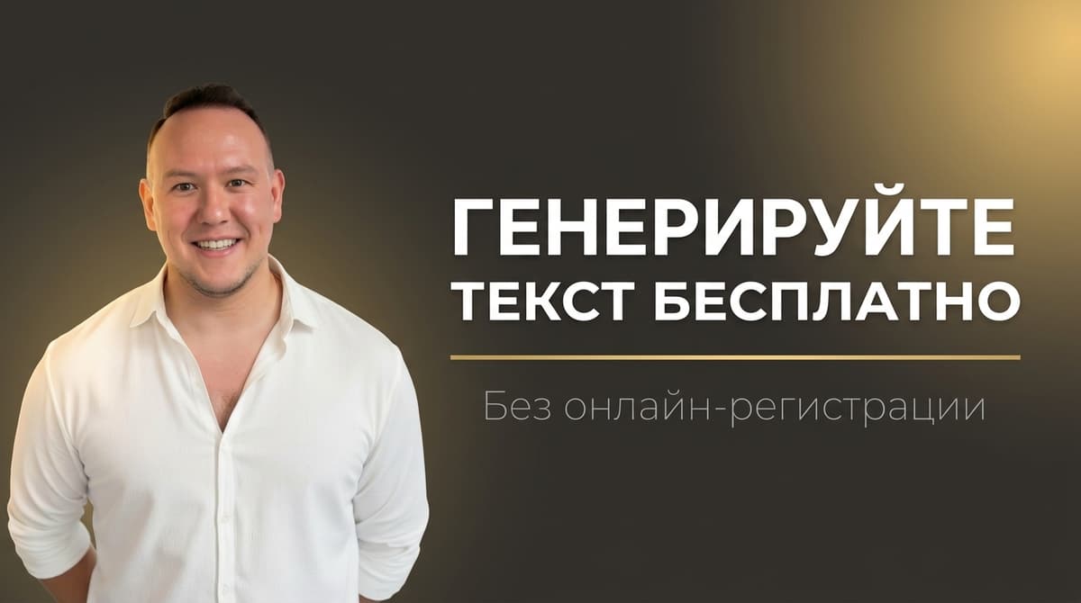 Нейросеть создать текст бесплатно без регистрации онлайн