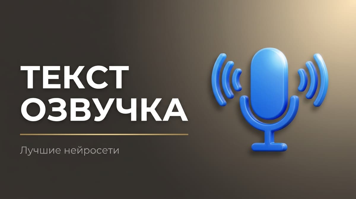 Нейросеть text to speech
