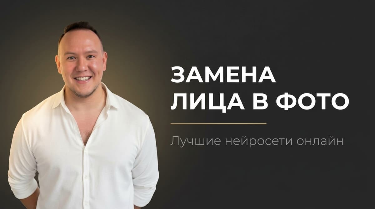 Нейросеть замена лиц на фото онлайн