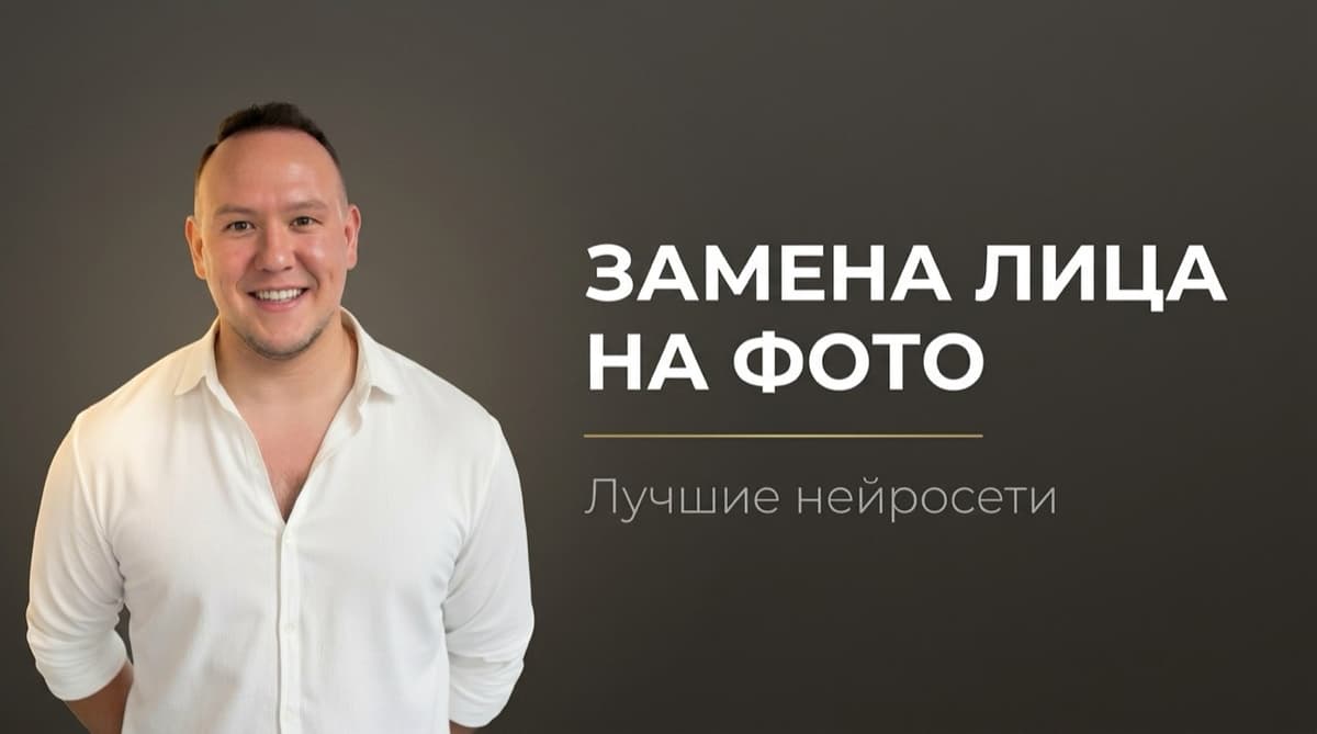 Нейросеть замена лица на фото