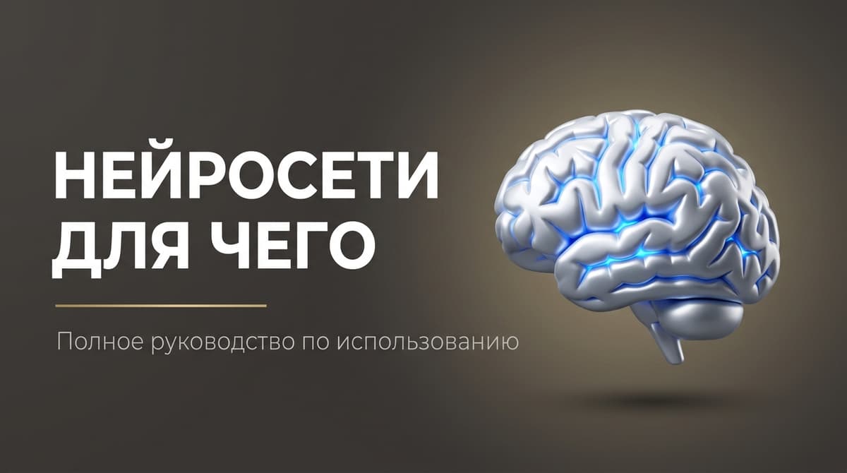 Нейросети для чего нужны