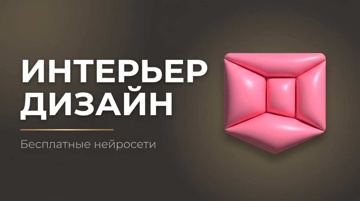 Нейросети для дизайна интерьера бесплатно на русском