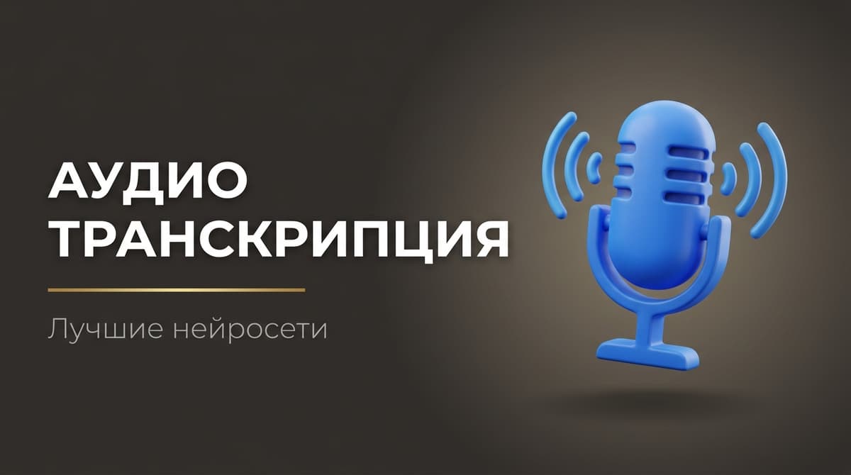 Нейросети для транскрибации аудио в текст