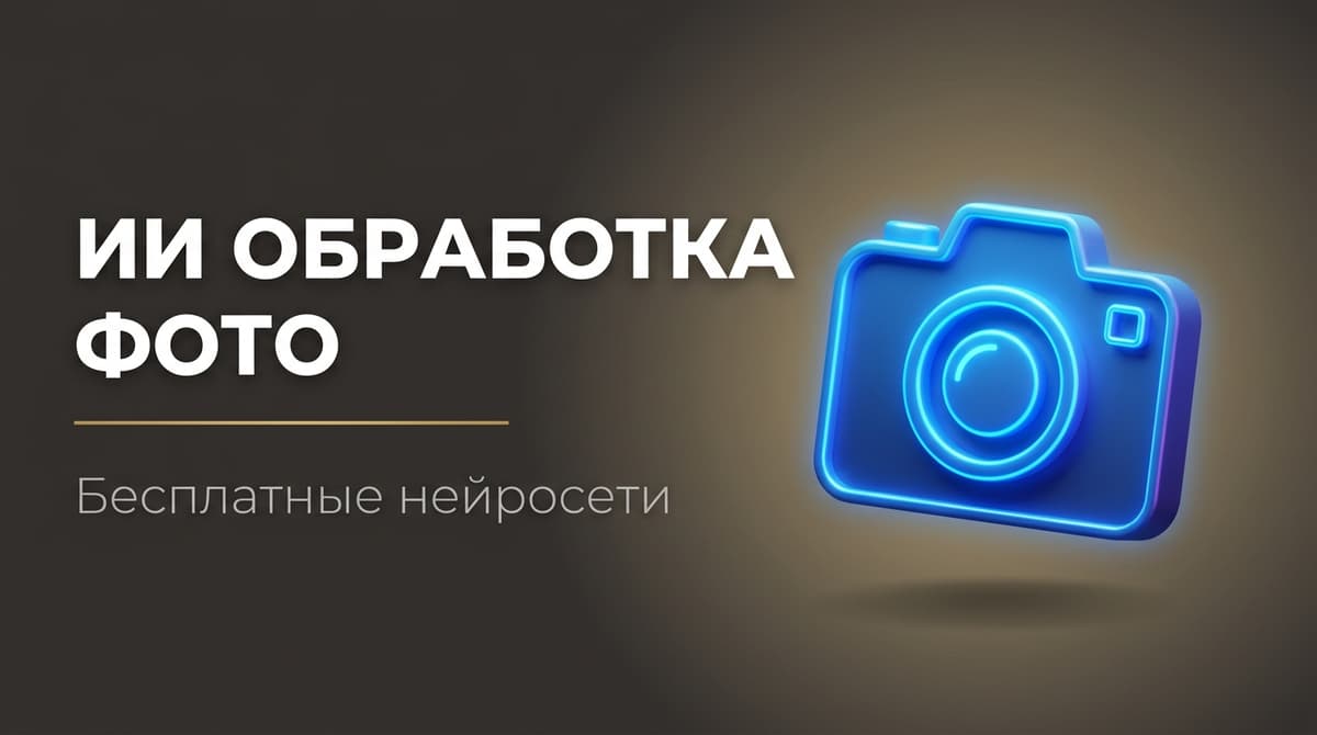 Обработка фото ии бесплатно