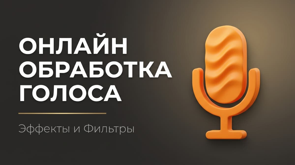 Обработка голоса онлайн с эффектами