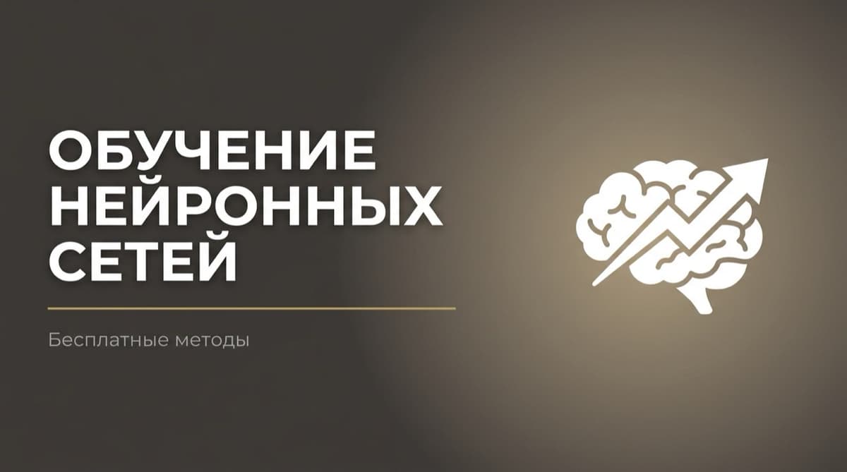 Обучение нейросети бесплатно