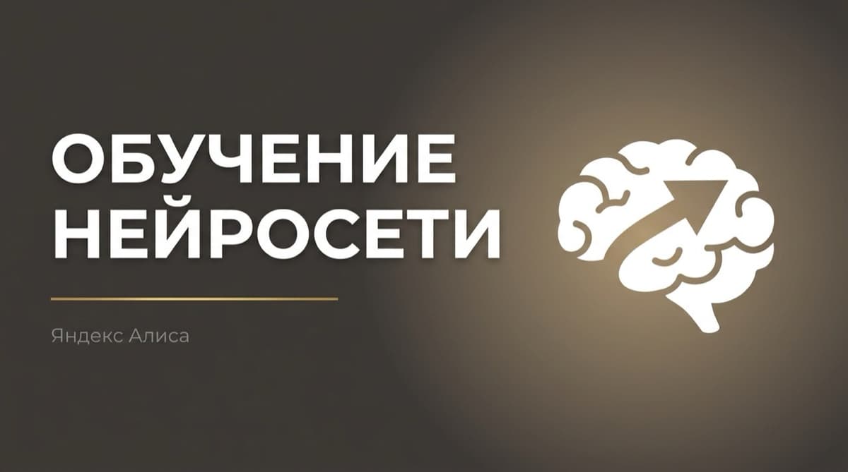 Обучение нейросети яндекс