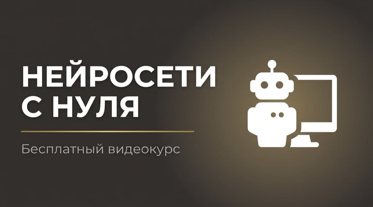 Обучение работе с нейросетями бесплатный видео курс