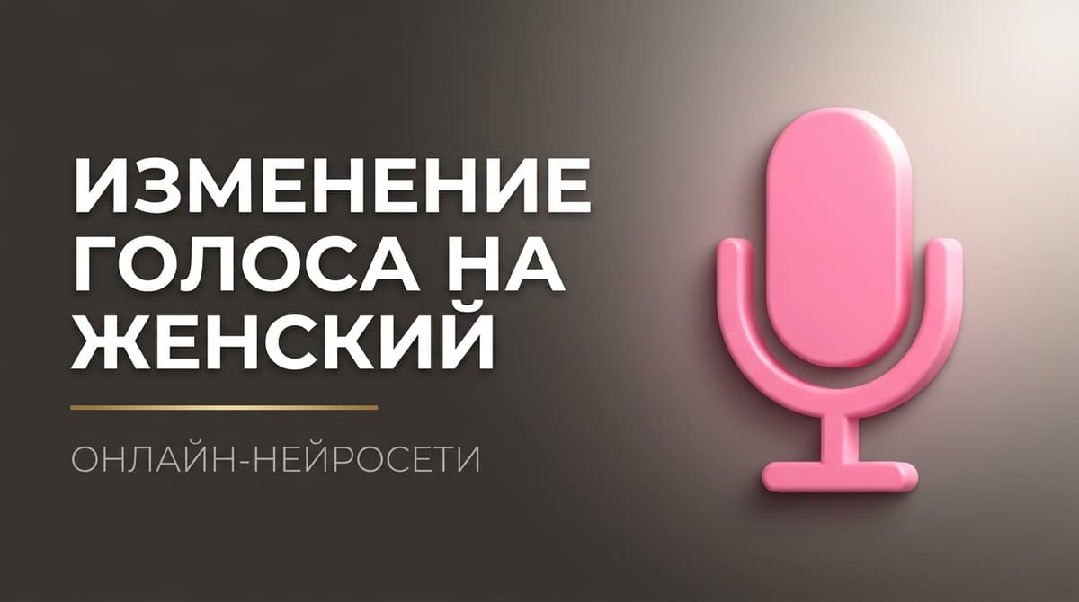 Онлайн изменить голос на женский