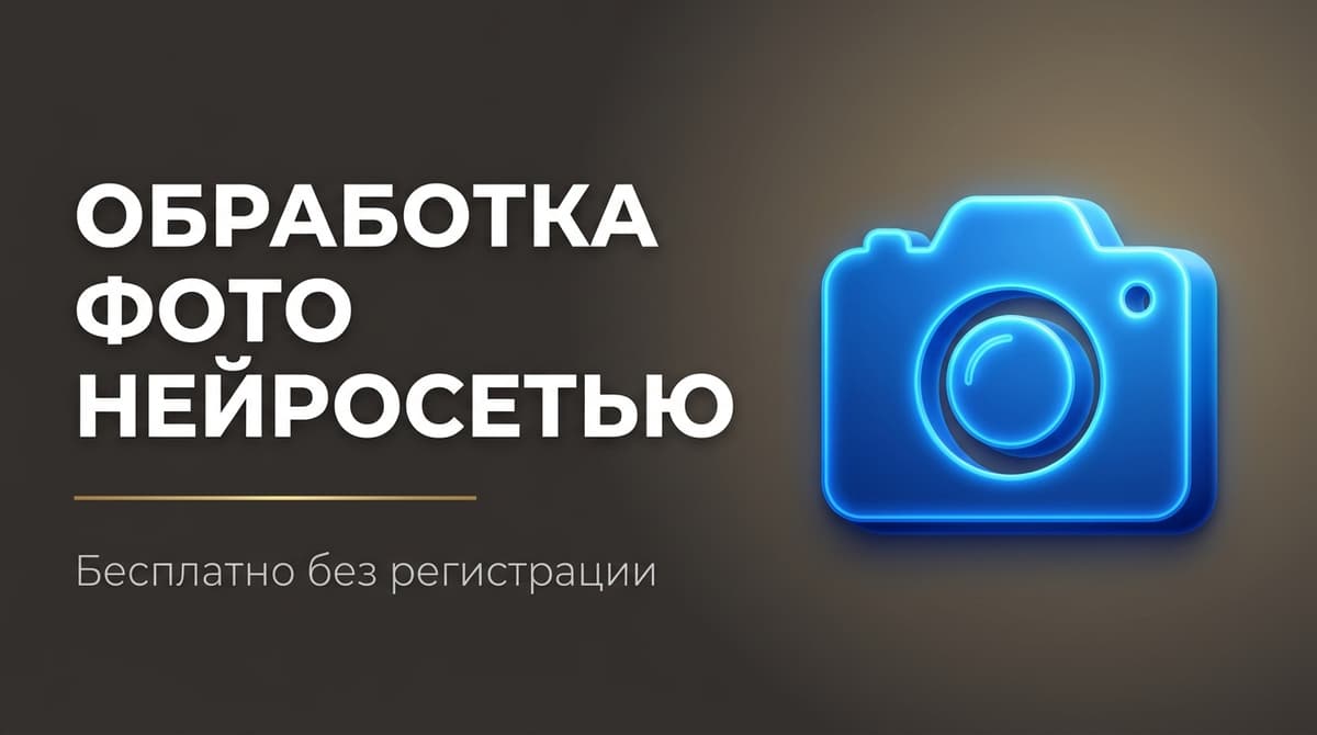 Онлайн обработка фото нейросетью бесплатно без регистрации