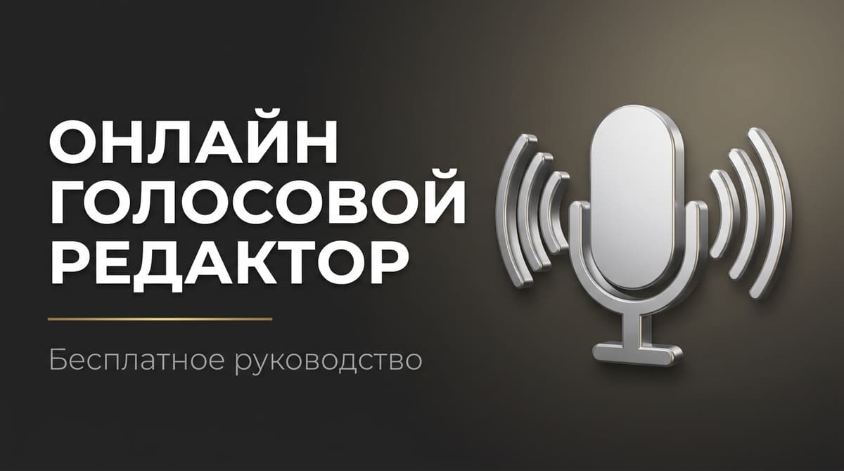 Онлайн редактор голоса
