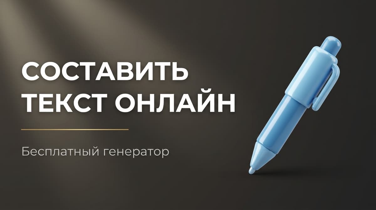 Онлайн составить текст