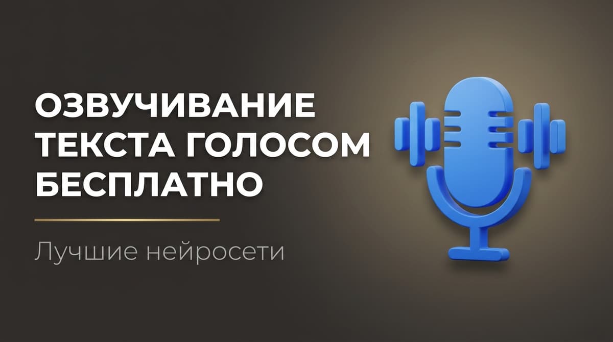 Озвучить текст голосом нейросеть бесплатно