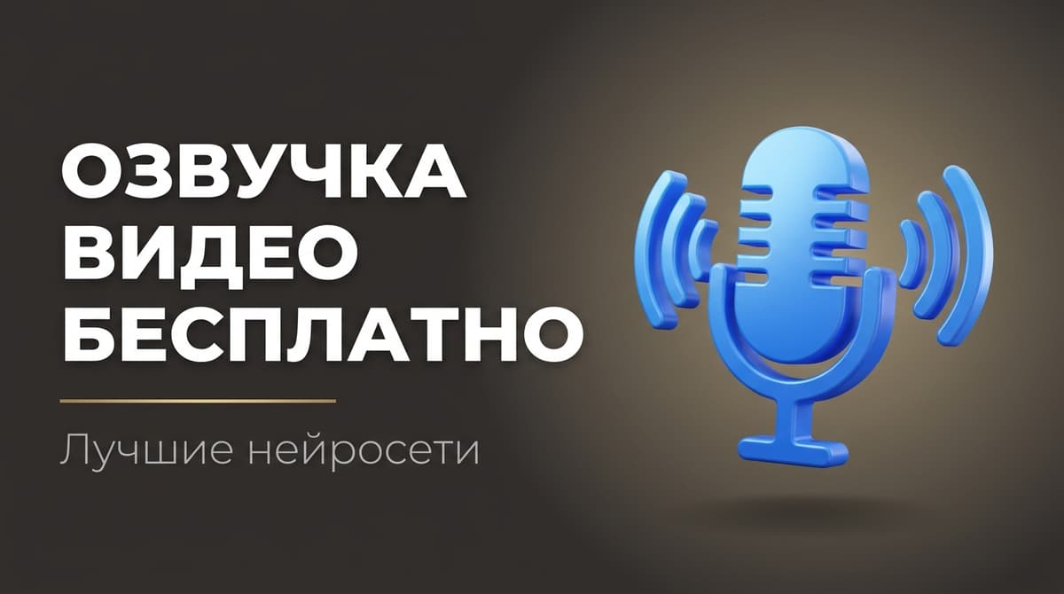 Озвучить видео нейросеть бесплатно