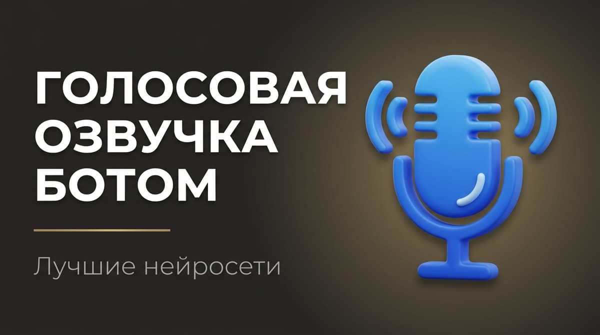 Озвучка голоса ботом