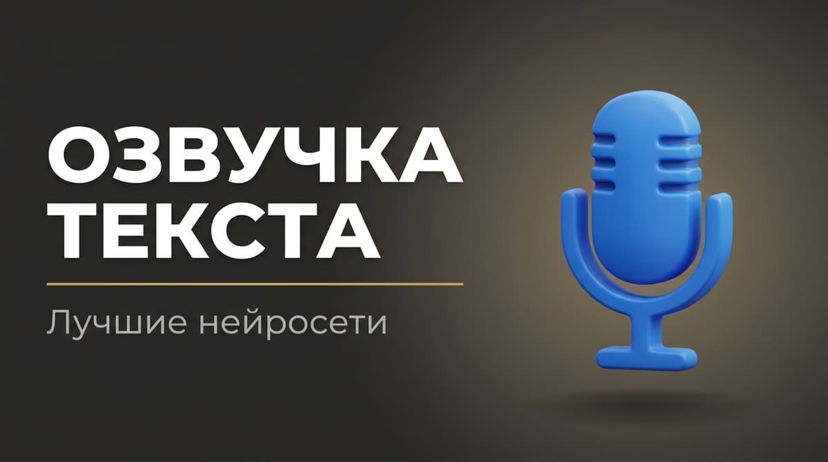 Озвучка текста через ии